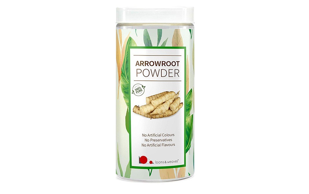 Looms & Weaves Arrowroot Powder    Glass Jar  500 grams